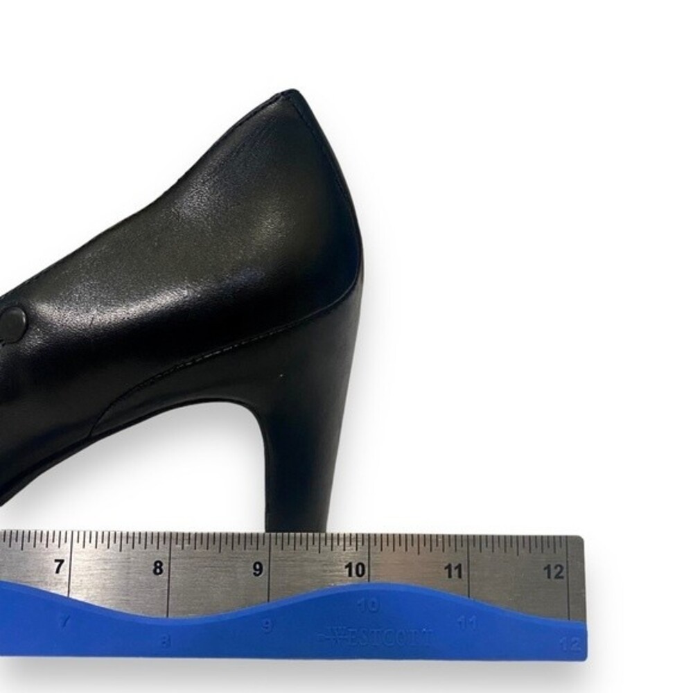Ecco | Womens Black Leather Classic Comfort Pump Heels | Size 41 - Picture 2 of 11